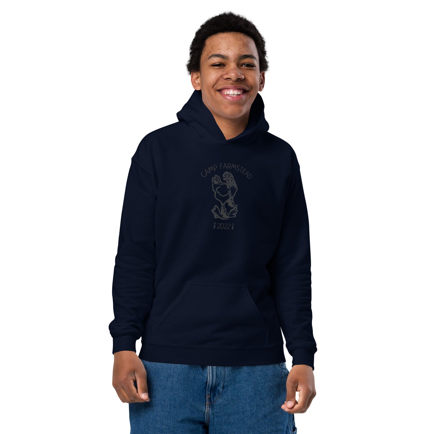 2022 Camp Farmstead Youth heavy blend hoodie