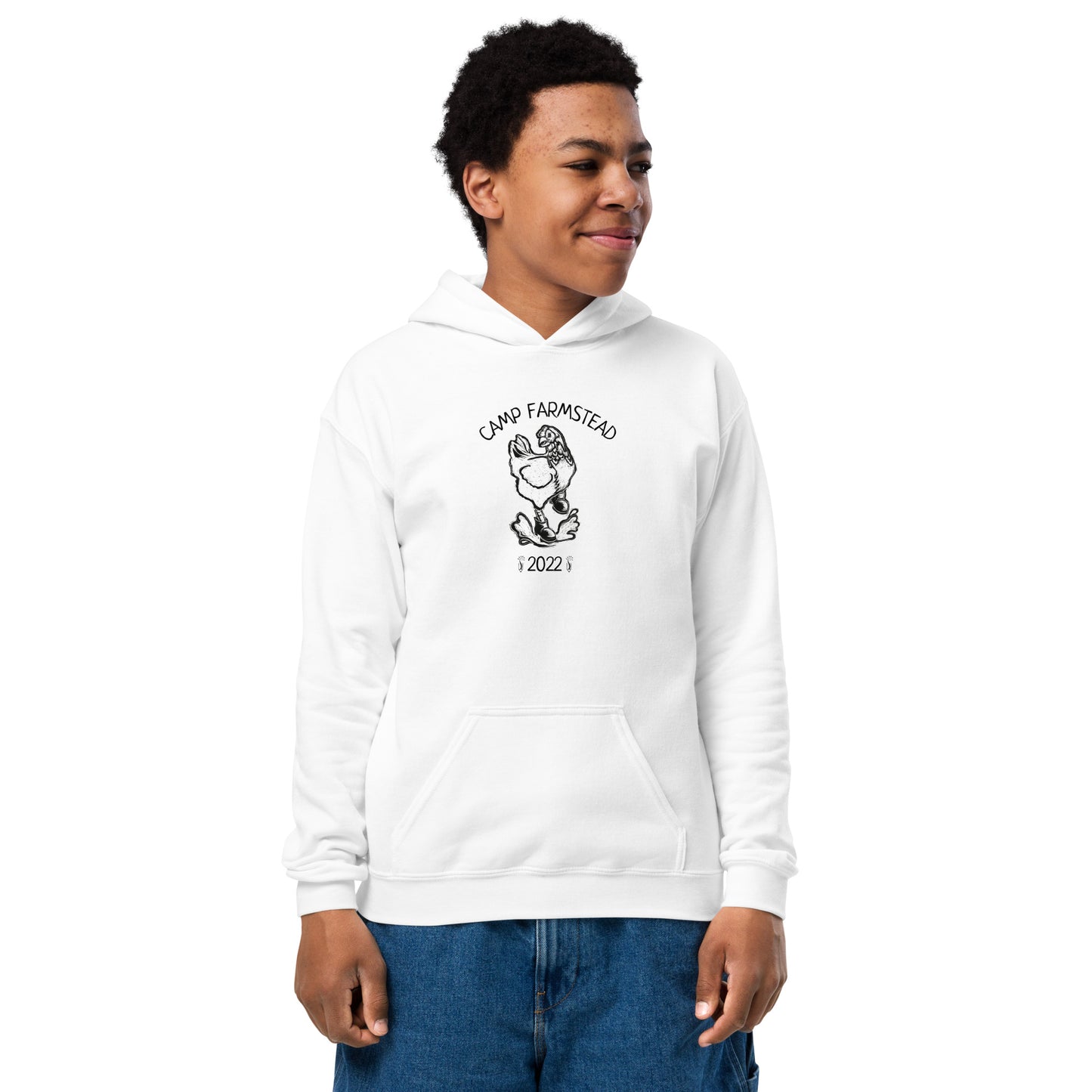 2022 Camp Farmstead Youth heavy blend hoodie